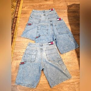 Y2k Tommy Hilfiger Denim Cargo Jorts 3 PAIRS( sold Individually) Priced Per Pair